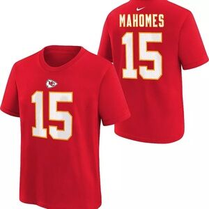 Kansas City Chiefs Mahomes Red Super Bowl LVIII Name & Number T-Shirt